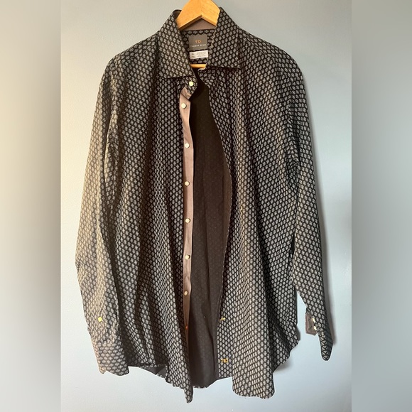 Thomas Dean NWOT Long Sleeved Stylish Shirt in Pristine Condition!! - Picture 9 of 15